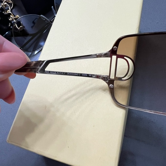 VINTAGE DIOR " DIORISSIMO " OVERSIZED BUBBLE GALLIANO ERA Y2K SUNGLASSES ITALY - Picture 14 of 16